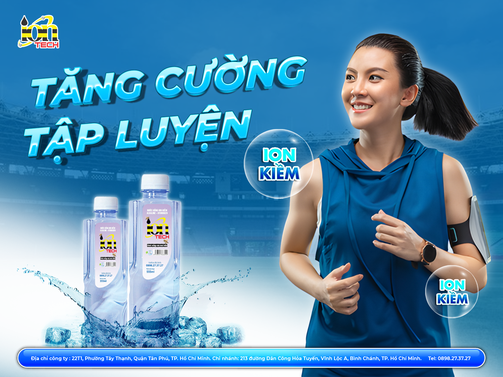 NƯỚC ION KIỀM TĂNG CƯỜNG SỨC BỀN HIỆU QUẢ TẬP LUYỆN THỂ THAO